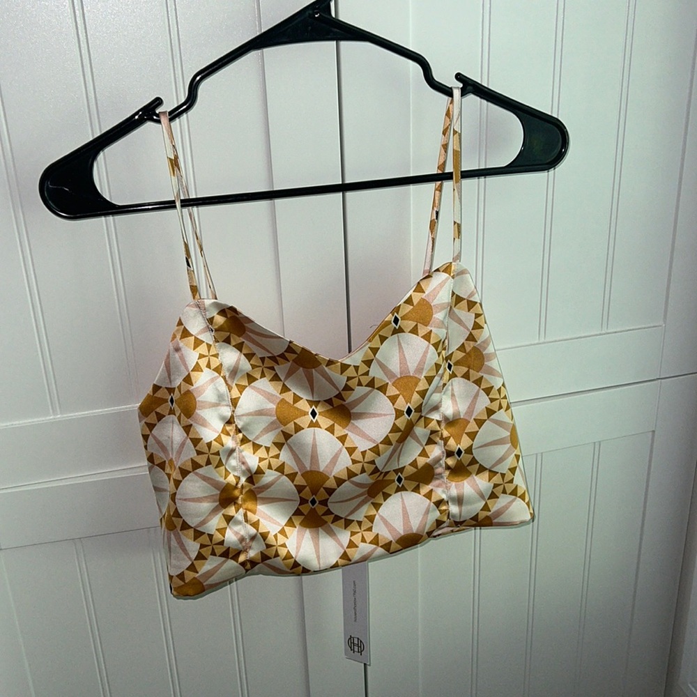 Geometric shape print House of Harlow 1960 tank top